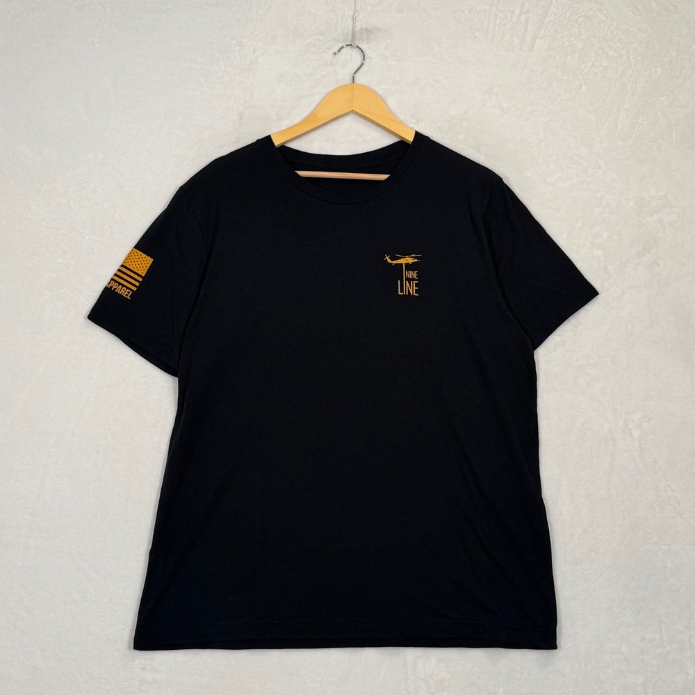 Nine Line‎ Black Bigfoot UFO Graphic T-Shirt Large